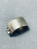 Exceptional Signed Vintage Native American Navajo Malachite Sterling Silver Ring-Nativo Arts