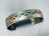 Exceptional Vintage Native American Navajo Turquoise Sterling Silver Bracelet-Nativo Arts