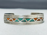 Exceptional Vintage Native American Navajo Turquoise Sterling Silver Bracelet-Nativo Arts