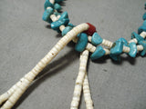 Exceptional Vintage Navajo Turquoise Necklace Native American Old-Nativo Arts