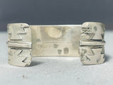 Exquisite Vintage Native American Navajo Sterling Silver Bracelet-Nativo Arts