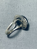 Exquisite Vintage Native American Navajo Tiger's Eye Sterling Silver Ring-Nativo Arts