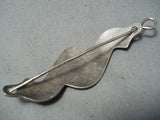 Exquisite Vintage Navajo Sterling Silver Hairpin Native American-Nativo Arts