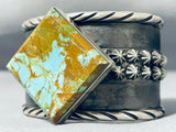 Extraordinary San Felipe 8 Turquoise Sterling Silver Bracelet-Nativo Arts