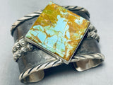 Extraordinary San Felipe 8 Turquoise Sterling Silver Bracelet-Nativo Arts