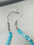 Fabulous Vintage Native American Navajo Kingman Turquoise Necklace-Nativo Arts