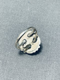 Fabulous Vintage Native American Navajo Lapis Sterling Silver Ring-Nativo Arts