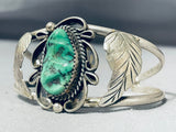 Fabulous Vintage Native American Navajo Royston Turquoise Sterling Silver Bracelet-Nativo Arts