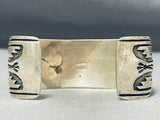 Fabulous Vintage Native American Navajo Sterling Silver Bracelet-Nativo Arts