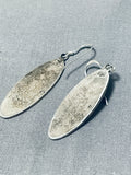 Fabulous Vintage Native American Navajo Sterling Silver Overlay Earrings-Nativo Arts