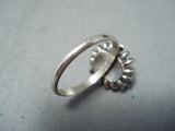 Fabulous Vintage Navajo Native American Turquoise Sterling Silver Ring-Nativo Arts