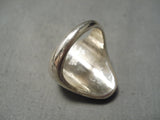 Fabulous Vintage Zuni Turquoise Sterling Silver Ring Native American Old-Nativo Arts