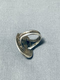 Fantastic Vintage Native American Navajo Royston Turquoise Sterling Silver Ring-Nativo Arts