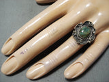 Fantastic Vintage Native American Navajo Royston Turquoise Sterling Silver Ring Old-Nativo Arts