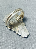 Fascinating Native American Zuni Inlay Turquoise Coral Inlay Sunface Sterling Silver Ring-Nativo Arts