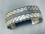 Fascinating Vintage Native American Navajo Sterling Silver Bracelet-Nativo Arts