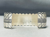 Fascinating Vintage Native American Navajo Sterling Silver Bracelet-Nativo Arts