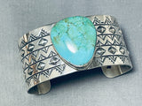 Gorgeous San Felipe Kingman Turquoise Sterling Silver Bracelet-Nativo Arts