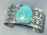 Gorgeous San Felipe Kingman Turquoise Sterling Silver Bracelet-Nativo Arts