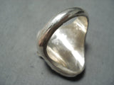 Gorgeous Zuni Turquoise Sterling Silver Ring Native American-Nativo Arts