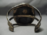 Huge And Heavy!! Vintage Native American Navajo Royston Turquoise Sterling Silver Bracelet-Nativo Arts