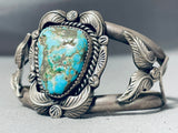 Ideal Authentic Vintage Native American Navajo Turquoise Sterling Silver Bracelet-Nativo Arts