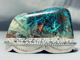 Important Ben Ebagye (d) Vintage Native American Navajo Turquoise Sterling Silver Jewelry Box-Nativo Arts