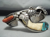 Important Dan Benally Vintage Native American Navajo Turquoise Sterling Silver Bracelet-Nativo Arts