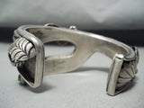Important Dan Benally Vintage Native American Navajo Turquoise Sterling Silver Bracelet-Nativo Arts