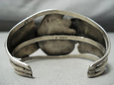 Important Early Chee Vintage Native American Navajo Turquoise Sterling Silver Bracelet-Nativo Arts