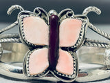Important Francisco Gomez Butterfly Turquoise Sterling Silver Bracelet-Nativo Arts