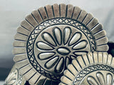 Important Kirk Smith Vintage Native American Navajo Sterling Silver Concho Belt-Nativo Arts