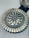 Important Kirk Smith Vintage Native American Navajo Sterling Silver Concho Belt-Nativo Arts