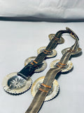Important Kirk Smith Vintage Native American Navajo Sterling Silver Concho Belt-Nativo Arts