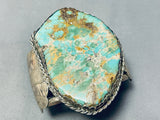 Important Museum Vintage Native American Navajo Royston Turquoise Sterling Silver Bracelet-Nativo Arts