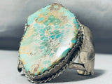 Important Museum Vintage Native American Navajo Royston Turquoise Sterling Silver Bracelet-Nativo Arts