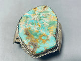 Important Museum Vintage Native American Navajo Royston Turquoise Sterling Silver Bracelet-Nativo Arts