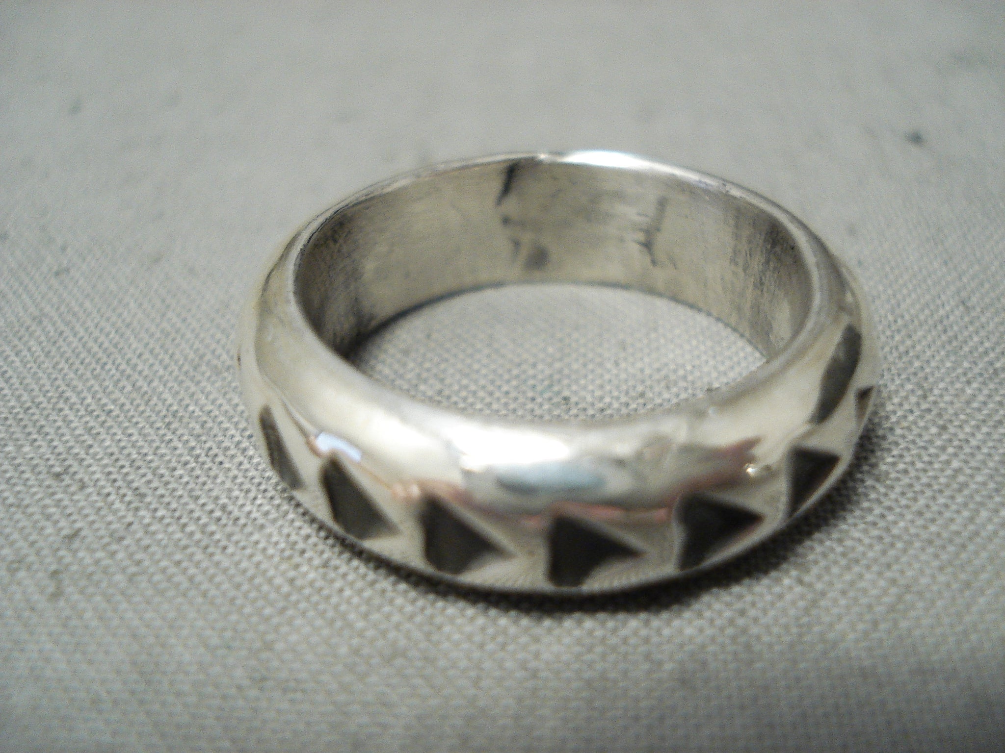 Sunny Reeves Important Sunny Reeves Navajo Sterling Silver Arrows Ring Native Ameri ...