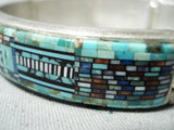Important Vintage Native American Navajo Carl Irene Clarke Turquoise Sterling Silver Bracelet-Nativo Arts