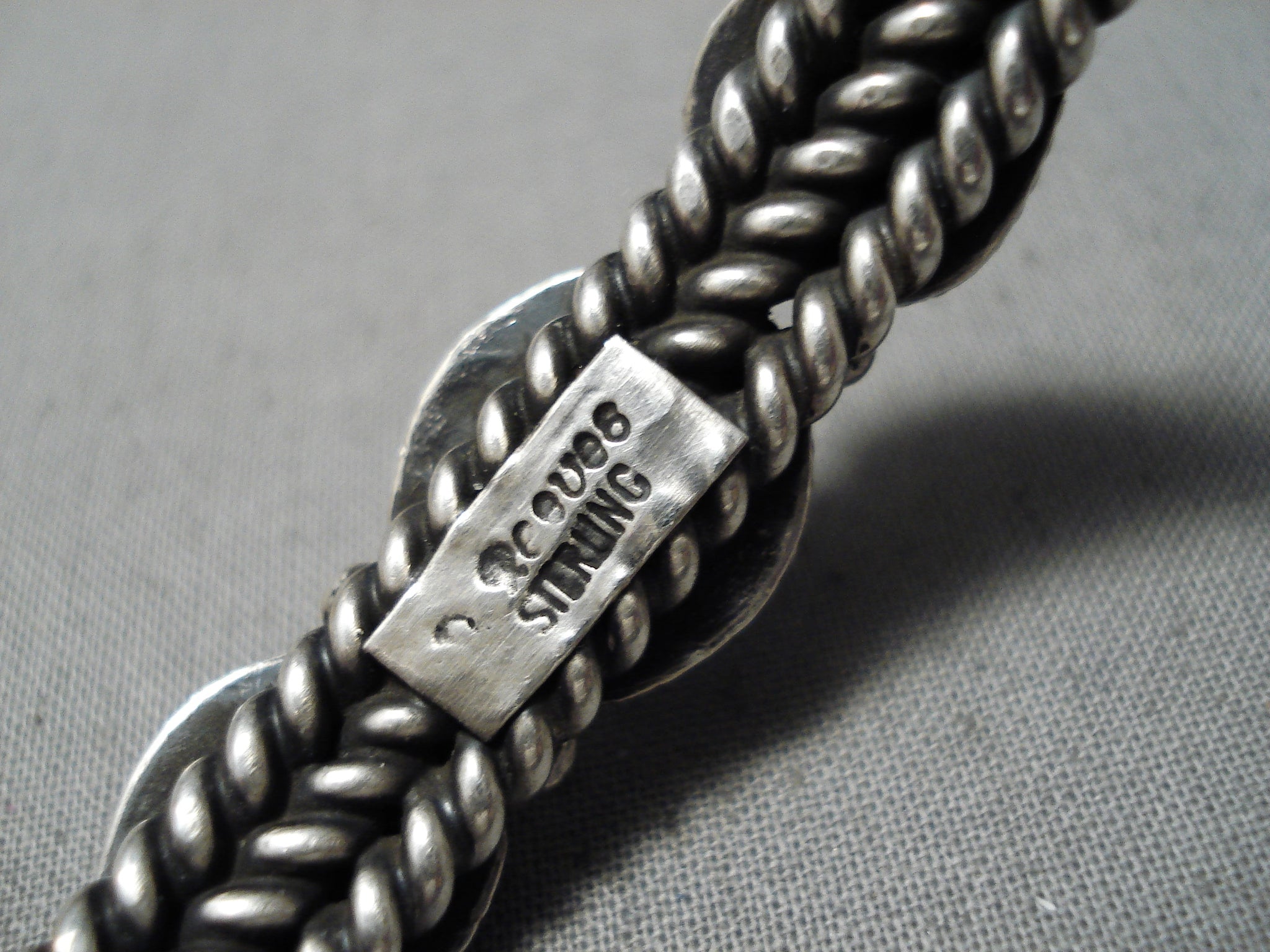 Important Vintage Native American Navajo Dave Reeves Sterling Silver C ...