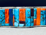 Important Vintage Native American Navajo Hank Whitethorne Turquoise Sterling Silver Bracelet-Nativo Arts