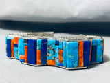 Important Vintage Native American Navajo Hank Whitethorne Turquoise Sterling Silver Bracelet-Nativo Arts