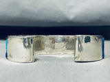 Important Vintage Native American Navajo Hank Whitethorne Turquoise Sterling Silver Bracelet-Nativo Arts