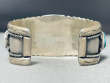 Important Vintage Native American Navajo Henry Roanhorse Turquoise Sterling Silver Bracelet-Nativo Arts