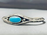 Important Vintage Native American Navajo Ivan Kee Turquoise Sterling Silver Bracelet-Nativo Arts
