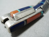 Important Vintage Native American Navajo Jimmie King Jr Turquoise Sterling Silver Bracelet-Nativo Arts