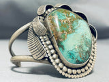 Important Vintage Native American Navajo Royston Turquoise Sterling Silver Bracelet Old-Nativo Arts