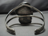 Important Vintage Native American Navajo Turquoise Sterling Silver Bracelet-Nativo Arts