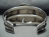 Important Vintage Native American Zuni Alonzo Hustitto Inlay Sterling Silver Bracelet-Nativo Arts