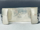 Important Wilford Begay Vintage Native American Navajo Turquoise Sterling Silver Bracelet-Nativo Arts